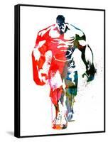 Hulk Watercolor I-Jack Hunter-Framed Stretched Canvas