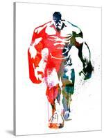 Hulk Watercolor I-Jack Hunter-Stretched Canvas