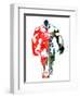 Hulk Watercolor I-Jack Hunter-Framed Art Print