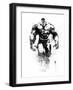 Hulk Watercolor-Jack Hunter-Framed Art Print