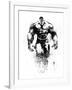 Hulk Watercolor-Jack Hunter-Framed Art Print