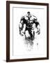 Hulk Watercolor-Jack Hunter-Framed Art Print