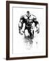 Hulk Watercolor-Jack Hunter-Framed Art Print