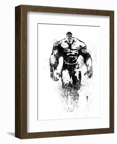 Hulk Watercolor-Jack Hunter-Framed Art Print