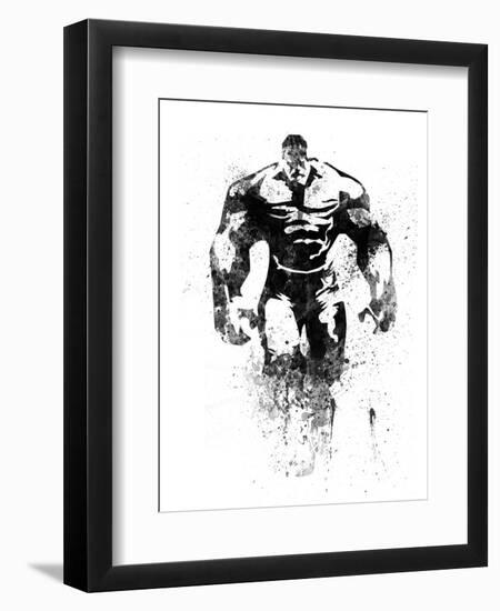 Hulk Watercolor-Jack Hunter-Framed Art Print