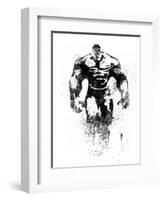 Hulk Watercolor-Jack Hunter-Framed Art Print