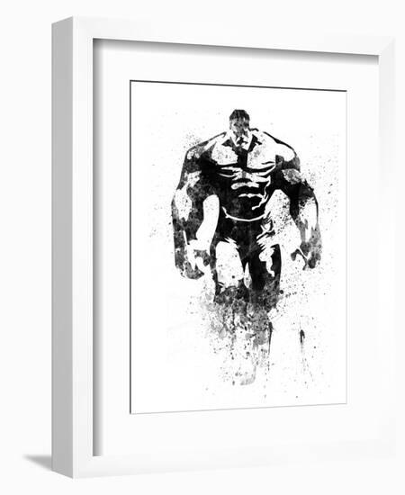 Hulk Watercolor-Jack Hunter-Framed Art Print