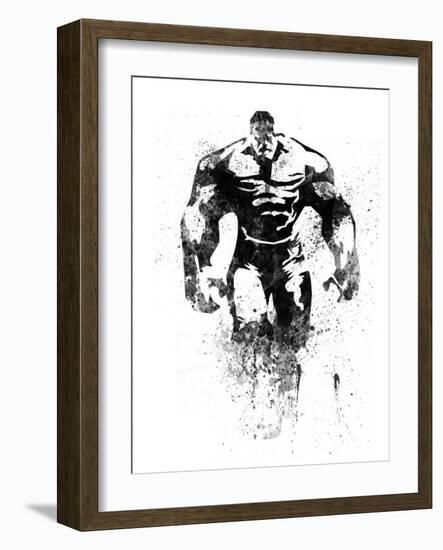 Hulk Watercolor-Jack Hunter-Framed Art Print