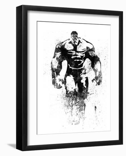 Hulk Watercolor-Jack Hunter-Framed Art Print