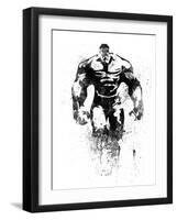 Hulk Watercolor-Jack Hunter-Framed Art Print