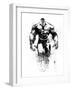 Hulk Watercolor-Jack Hunter-Framed Art Print