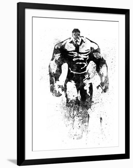 Hulk Watercolor-Jack Hunter-Framed Art Print