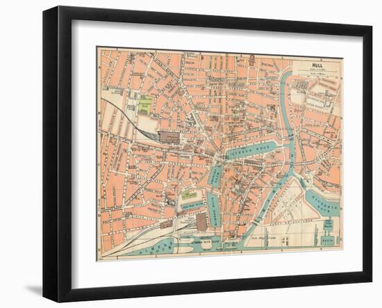 'Hull', c20th Century-John Bartholomew-Framed Giclee Print