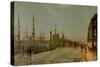 Hull Docks by Night-Grimshaw-Stretched Canvas