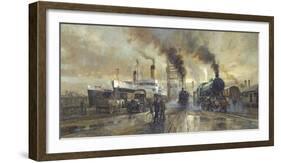 Hull Docks-Alan Fearnley-Framed Giclee Print