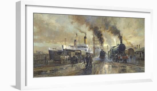 Hull Docks-Alan Fearnley-Framed Giclee Print