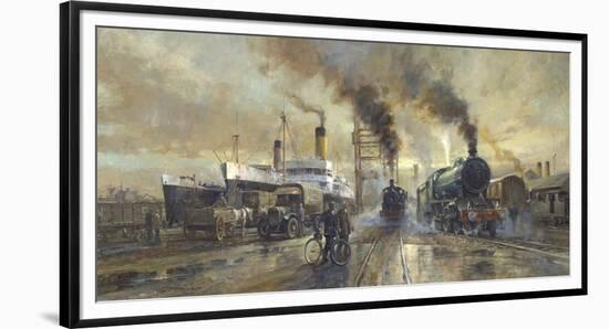 Hull Docks-Alan Fearnley-Framed Giclee Print