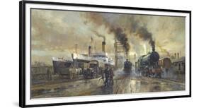 Hull Docks-Alan Fearnley-Framed Giclee Print