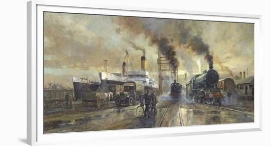 Hull Docks-Alan Fearnley-Framed Giclee Print