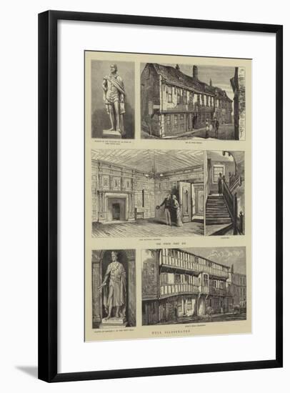 Hull Illustrated-null-Framed Giclee Print