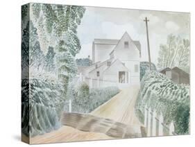 Hull's Mill, Sible Hedingham, Essex, 1935-Eric Ravilious-Stretched Canvas