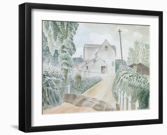 Hull's Mill, Sible Hedingham, Essex, 1935-Eric Ravilious-Framed Giclee Print