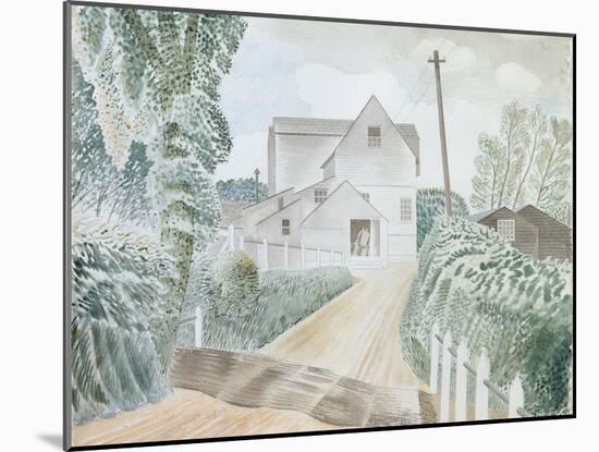 Hull's Mill, Sible Hedingham, Essex, 1935-Eric Ravilious-Mounted Giclee Print