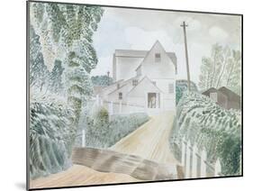 Hull's Mill, Sible Hedingham, Essex, 1935-Eric Ravilious-Mounted Giclee Print