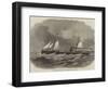 Hull Steam-Ship Orlando, for Passenger Traffic to Sweden-null-Framed Giclee Print