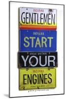 Hulman Start Your Engines-Gregory Constantine-Mounted Giclee Print