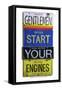 Hulman Start Your Engines-Gregory Constantine-Framed Stretched Canvas