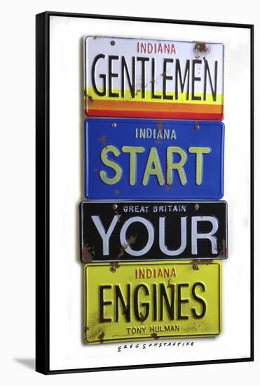 Hulman Start Your Engines-Gregory Constantine-Framed Stretched Canvas