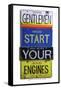 Hulman Start Your Engines-Gregory Constantine-Framed Stretched Canvas