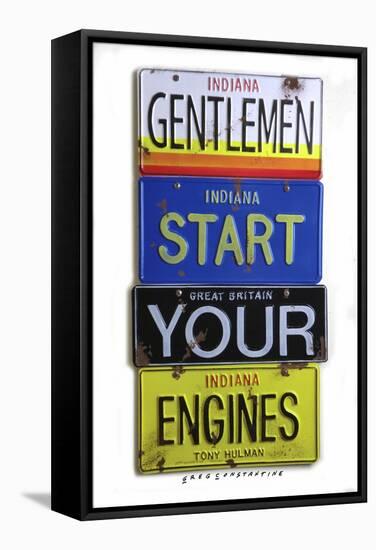 Hulman Start Your Engines-Gregory Constantine-Framed Stretched Canvas