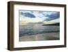 Hulopo'e Beach Park, Lanai Island, Hawaii Rowers in canoe.-Stuart Westmorland-Framed Photographic Print