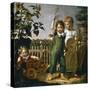 Hulsenbeck Children, 1805-Philipp Otto Runge-Stretched Canvas