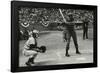 Hulton/Getty (Fidel Castro at Bat) Art Poster Print-null-Framed Poster