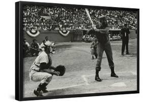 Hulton/Getty (Fidel Castro at Bat) Art Poster Print-null-Framed Poster