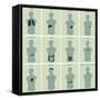 Human Anatomy Parts-guniita-Framed Stretched Canvas