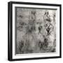 Human and Architectural Studies-Michelangelo Buonarroti-Framed Giclee Print