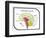 Human Brain Diagram-udaix-Framed Art Print