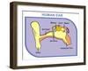 Human Ear with External, Middle and Outer Ear-udaix-Framed Art Print