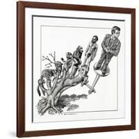 Human Evolution, Conceptual Artwork-Bill Sanderson-Framed Photographic Print