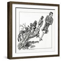 Human Evolution, Conceptual Artwork-Bill Sanderson-Framed Photographic Print