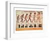 Human Evolution-null-Framed Art Print