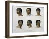 Human Faces from New Zealand-null-Framed Giclee Print