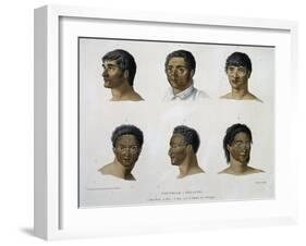 Human Faces from New Zealand-null-Framed Giclee Print