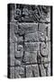 Human Figure, Stone Bas-Relief, Chichen Itza-null-Stretched Canvas