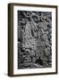 Human Figure, Stone Bas-Relief, Chichen Itza-null-Framed Photographic Print