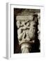 Human Figures, Detail from Capital, Saint Michael's Abbey-null-Framed Giclee Print